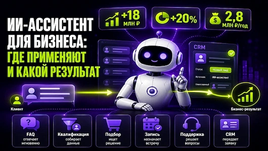 ИИ-ассистент для бизнеса: где применяют и какой результат
