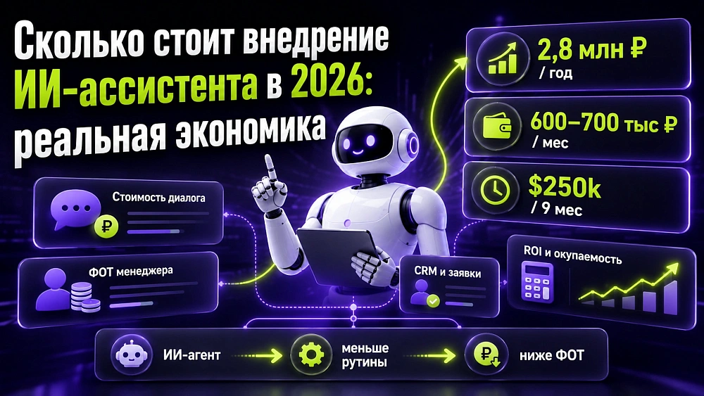 Сколько стоит внедрение ИИ-ассистента в 2026: реальная экономика
