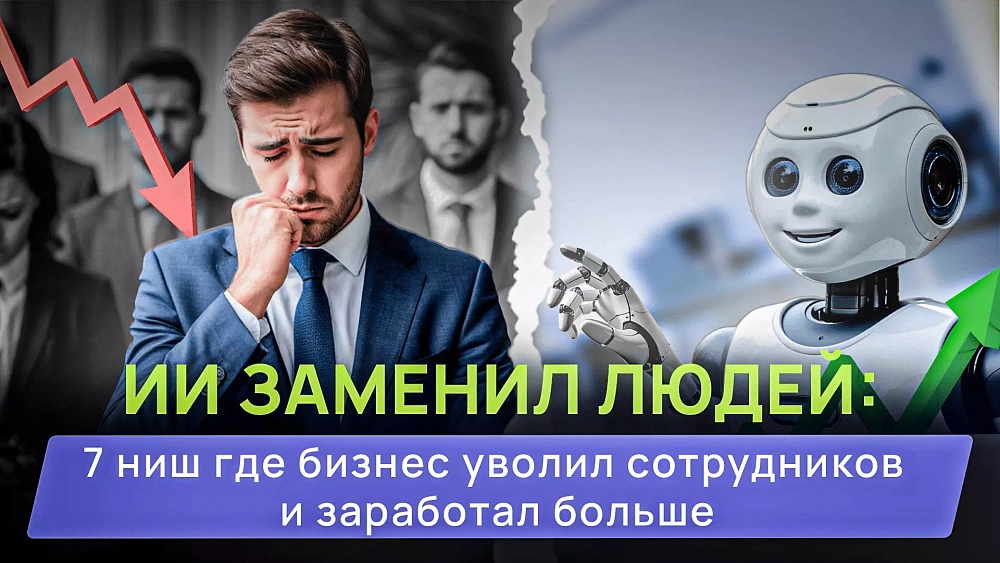 ИИ заменил людей: 7 ниш, где бизнес уже уволил сотрудников и заработал больше