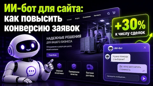 ИИ-бот для сайта: как повысить конверсию заявок