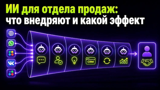 ИИ для отдела продаж: что внедряют и какой эффект