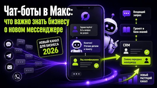 Чат-боты в Макс: что важно знать бизнесу о новом мессенджере