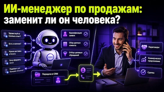 ИИ-менеджер по продажам: заменит ли он живого сотрудника