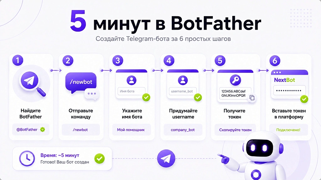 Как создать ИИ-агента в Telegram: техническая инструкция Как создать ИИ-агента в Telegram: техническая инструкция