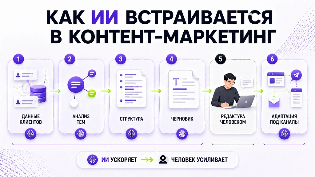 Генеративный ИИ: новая эра контент-маркетинга Генеративный ИИ: новая эра контент-маркетинга