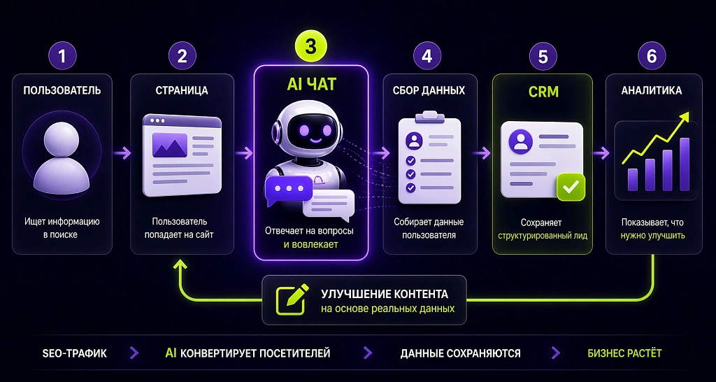 Как ИИ помогает увеличить посещаемость сайта и SEO Как ИИ помогает увеличить посещаемость сайта и SEO